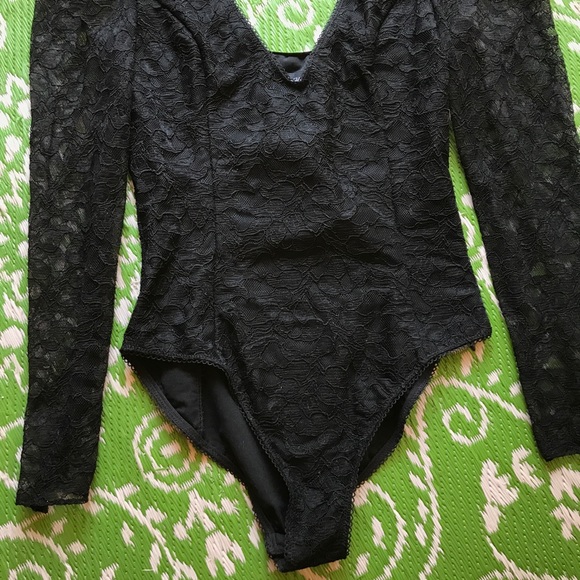 Opening Ceremony Callipygian Black Lace Bodysuit - Picture 8 of 8